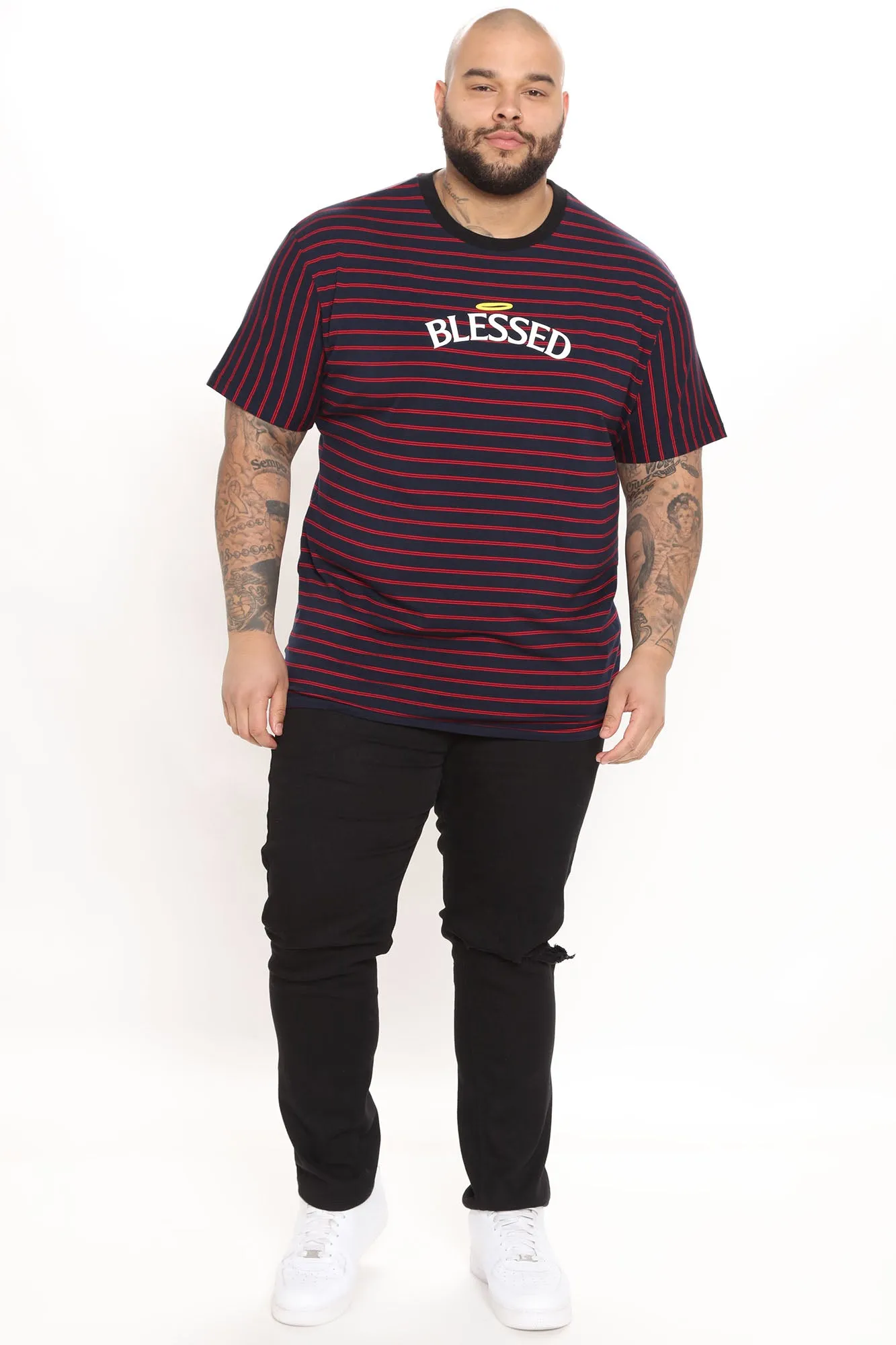 Blessed Up Short Sleeve Tee - Multi Color