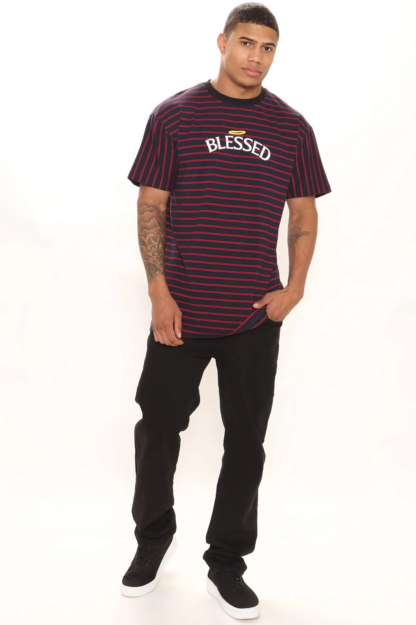 Blessed Up Short Sleeve Tee - Multi Color