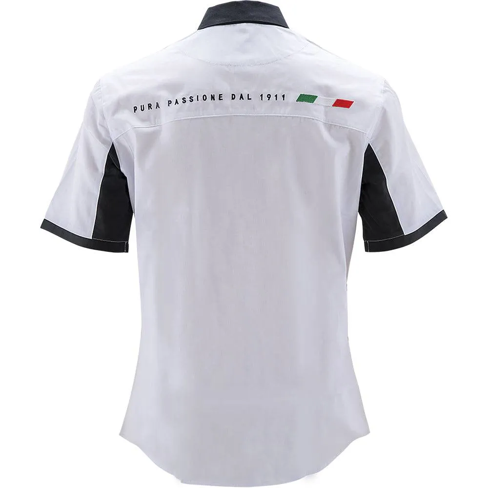 Camisas Blancas Benelli Manga Corta -Benelli Tallas M, L, XL.