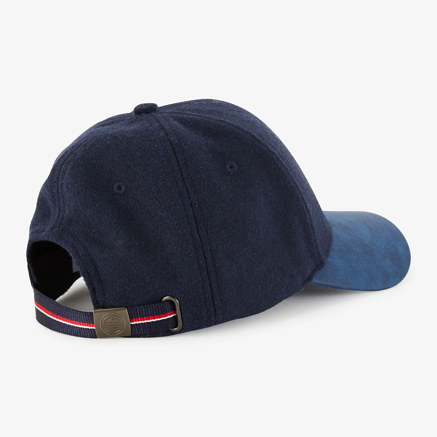 Casquette de baseball bicolore bleu foncé