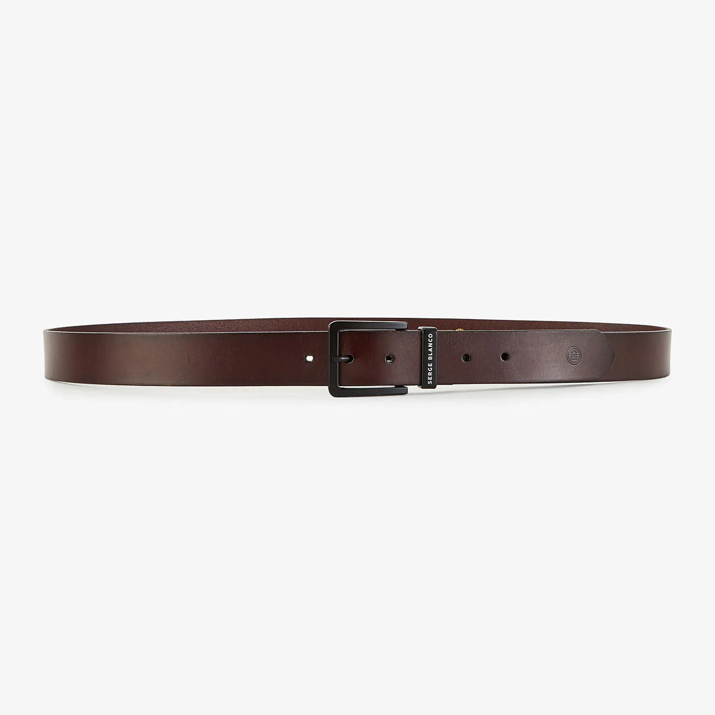 Ceinture en cuir marron