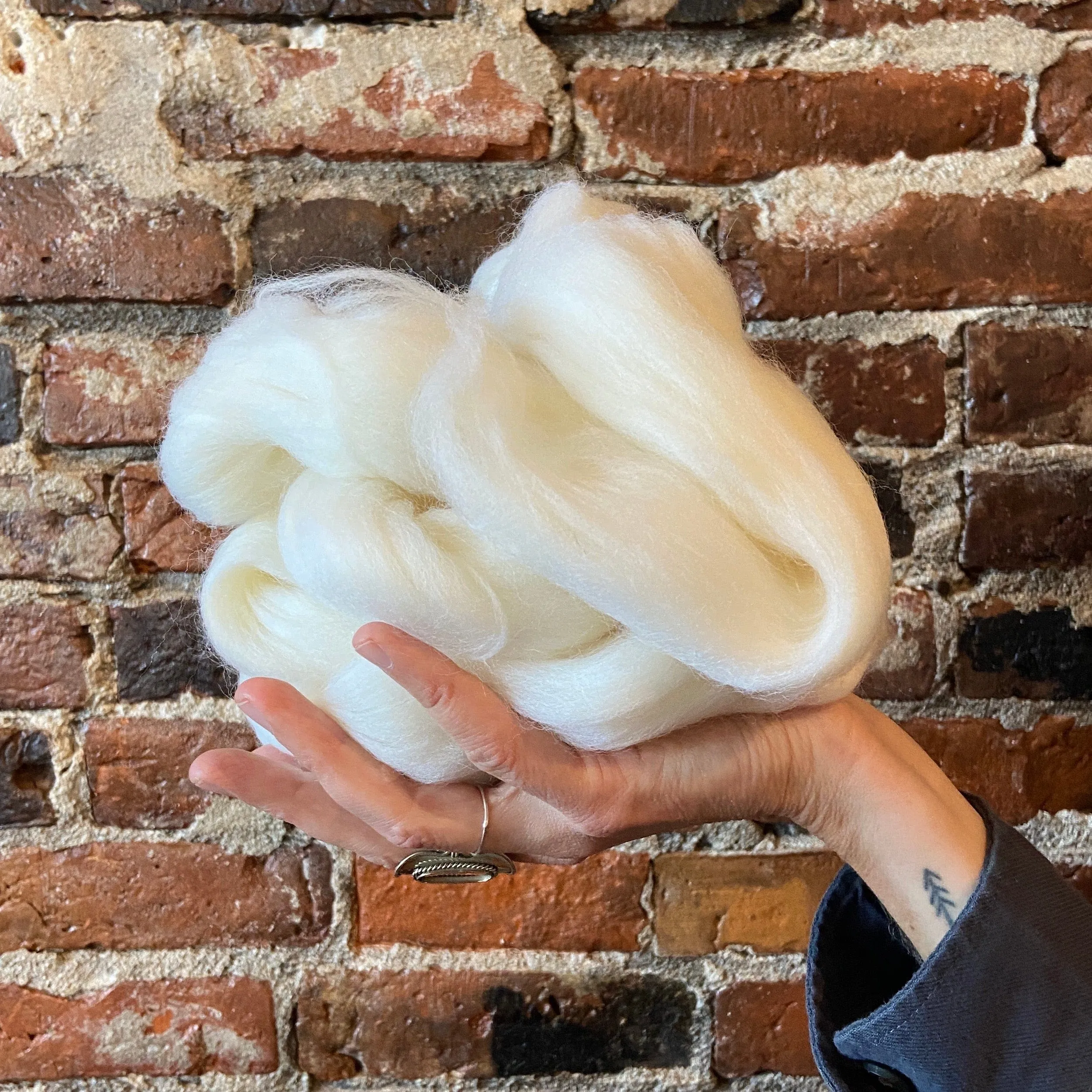 Corn - Merino Wool Top Roving - 50 gram (1.75 oz) Ball - Color 602