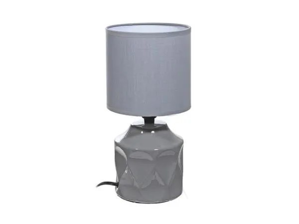 Lampe de table en céramique ronde motif goutte 6 po x 13 po