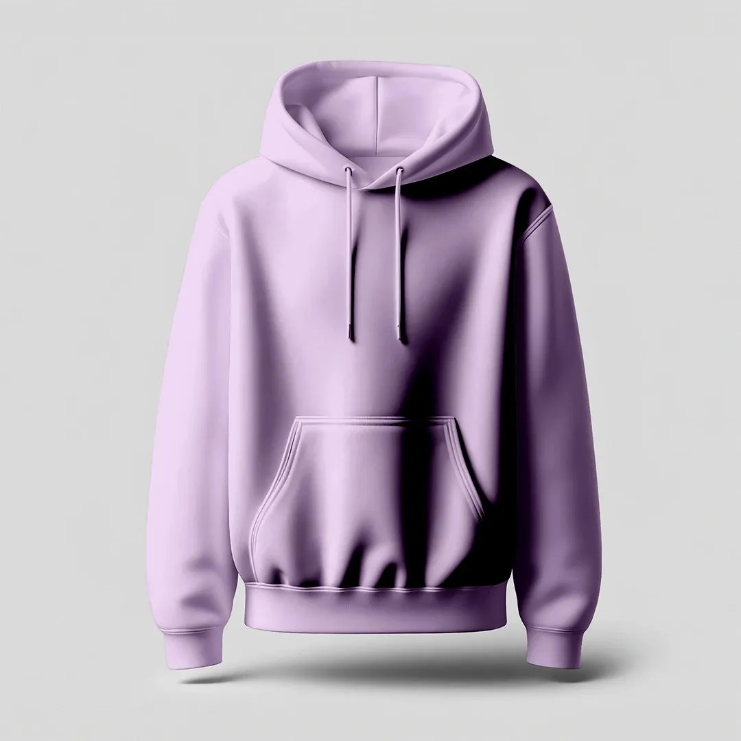 Lavender Oversized Hoodie for Men (Heavyweight)