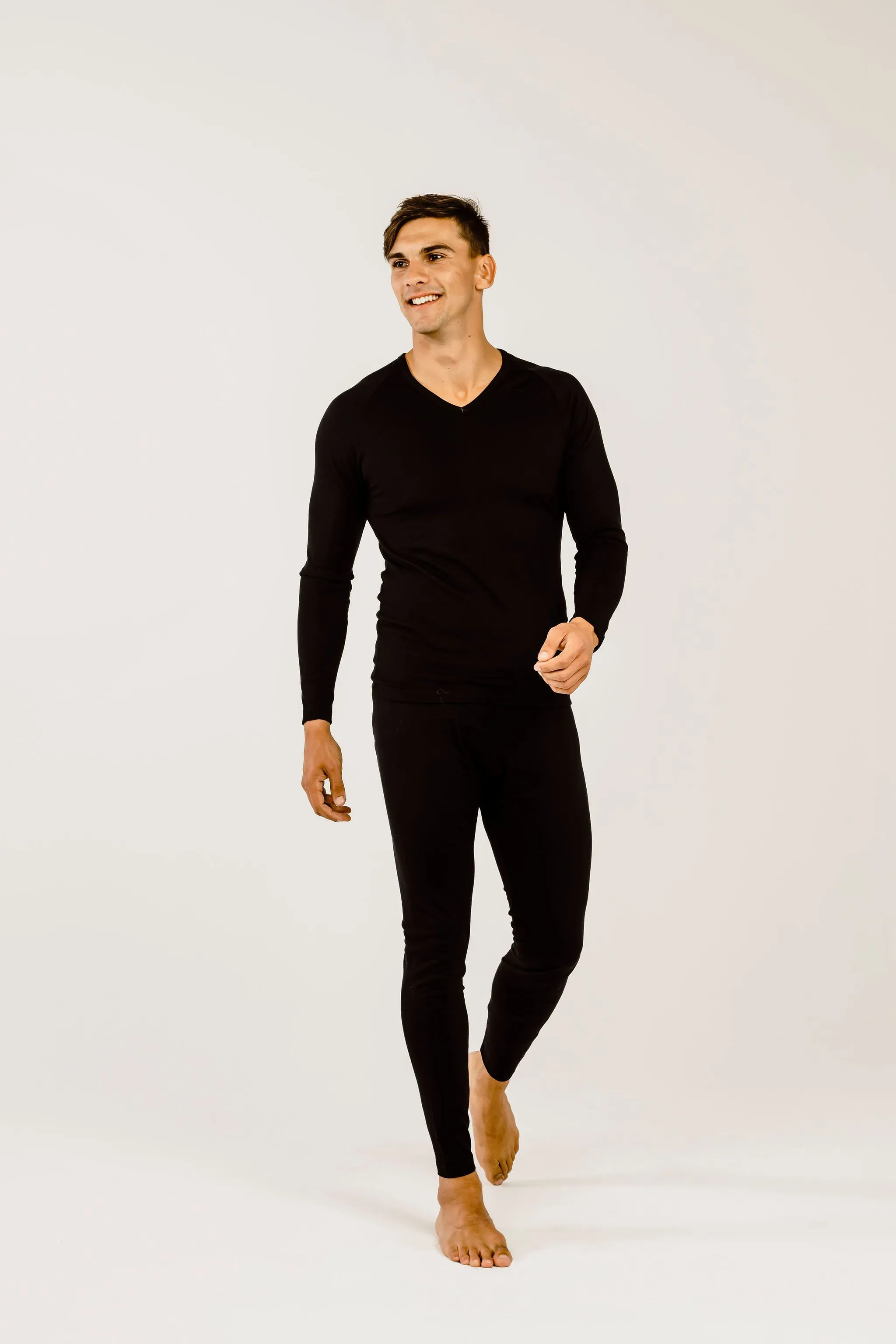 Mens Merino Wool Long John