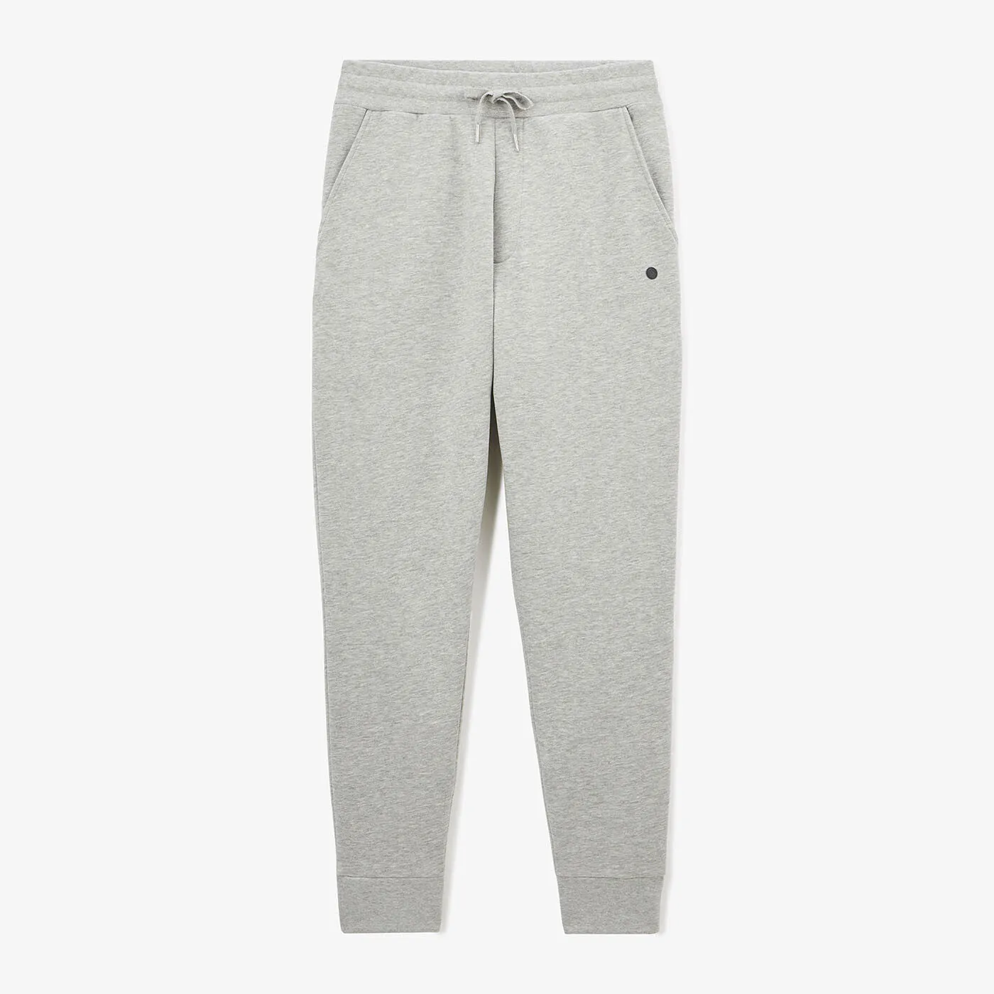 Pantalon de jogging en molleton brossé gris chiné