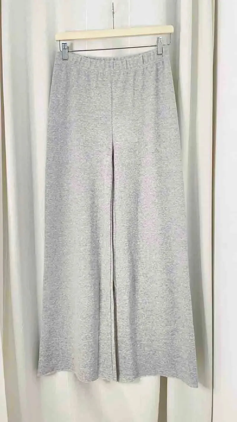 Pantalone Donna in lana merino Grigio