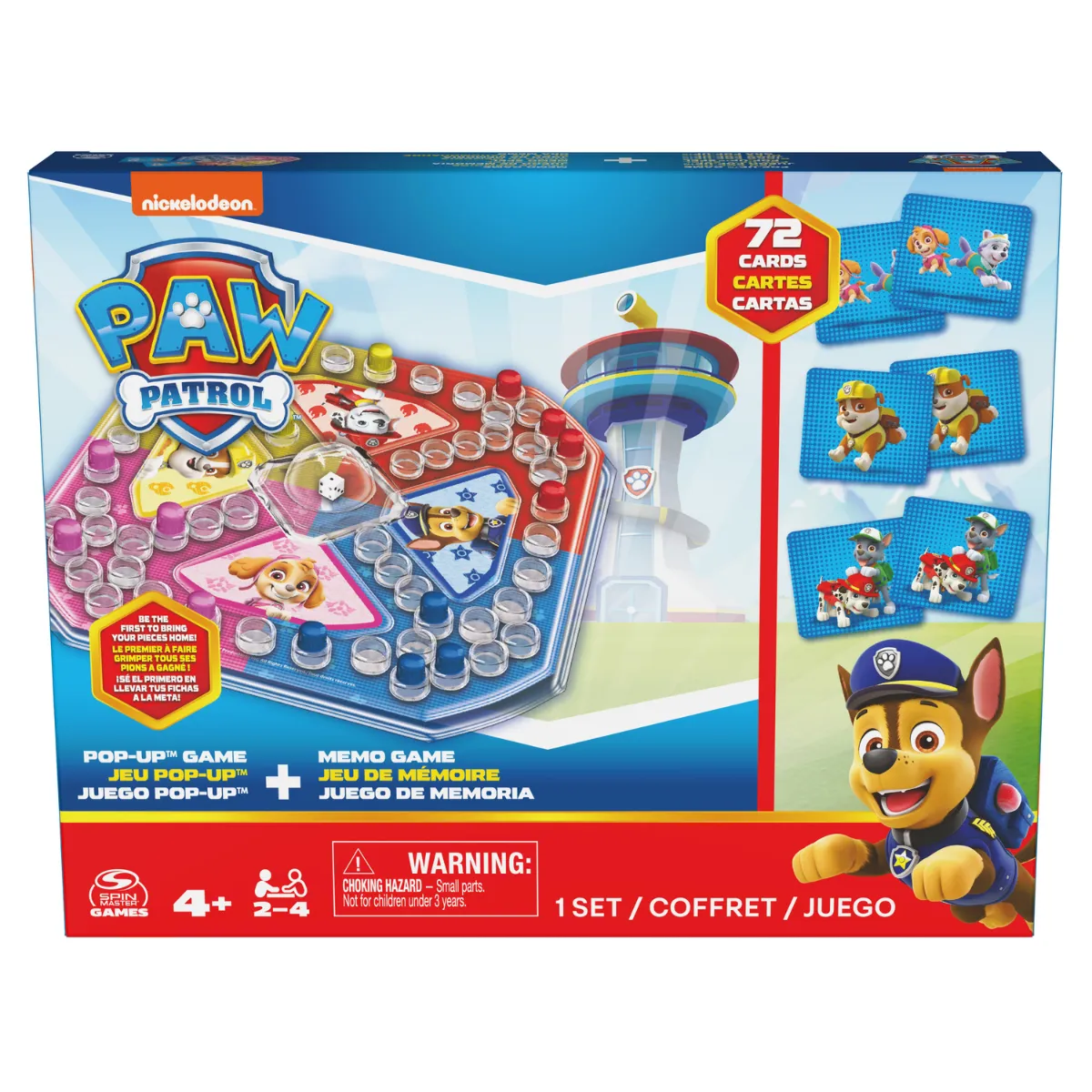 Paw Patrol Juego Pop Up