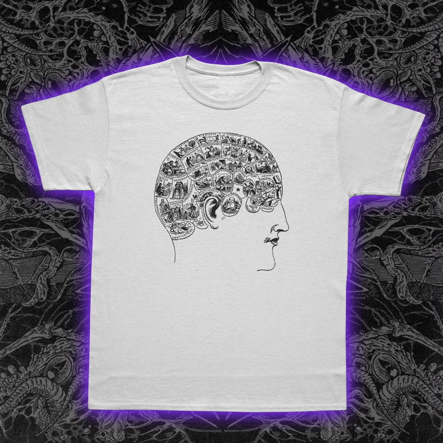 Phrenology Psychology Slim Fit Tee