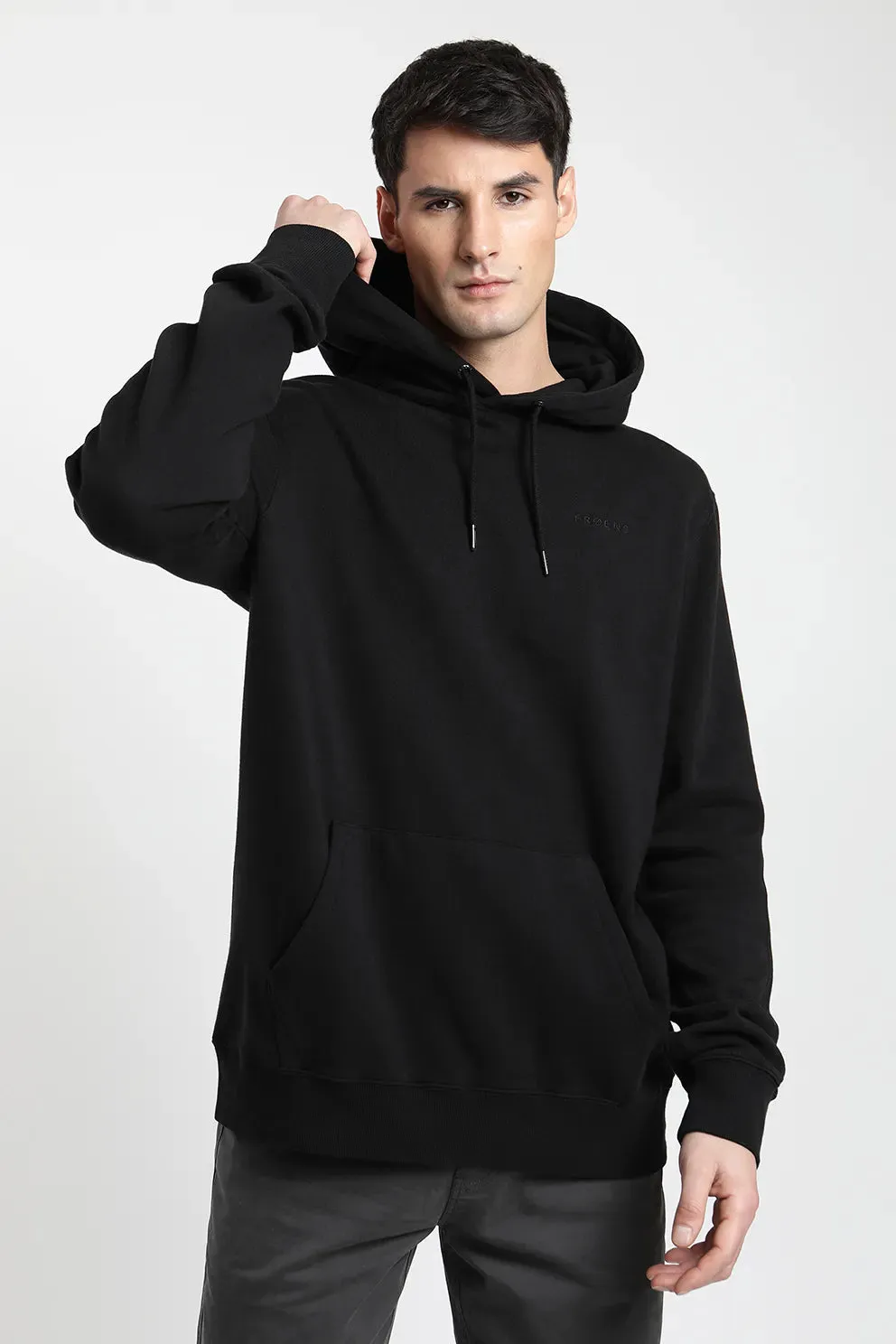 Polerón hombre Hoodie negro