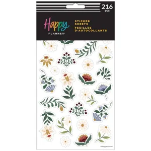 Set Stickers Flores del Bosque