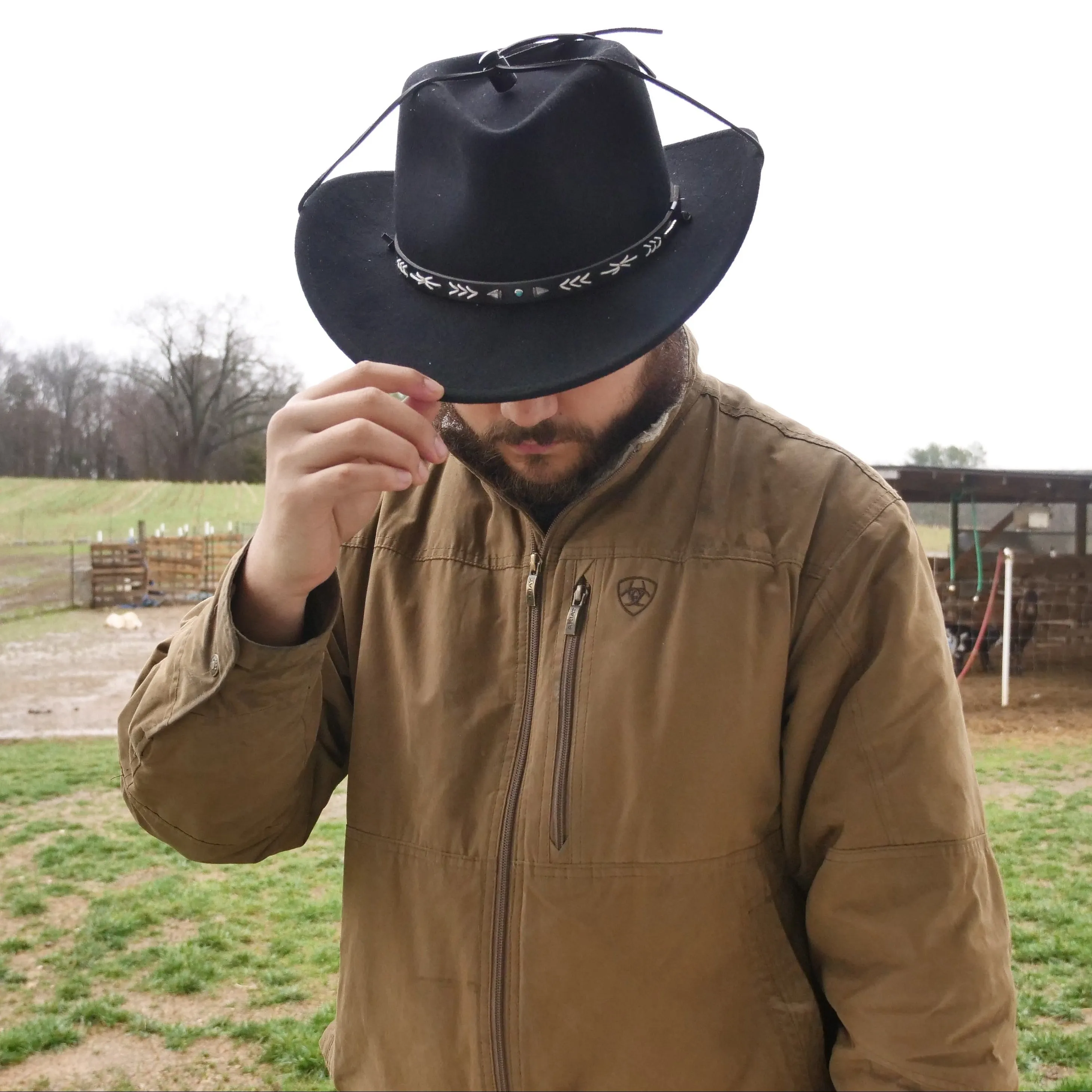 Stetson Crushable Cowboy Hat Santa Fe Black