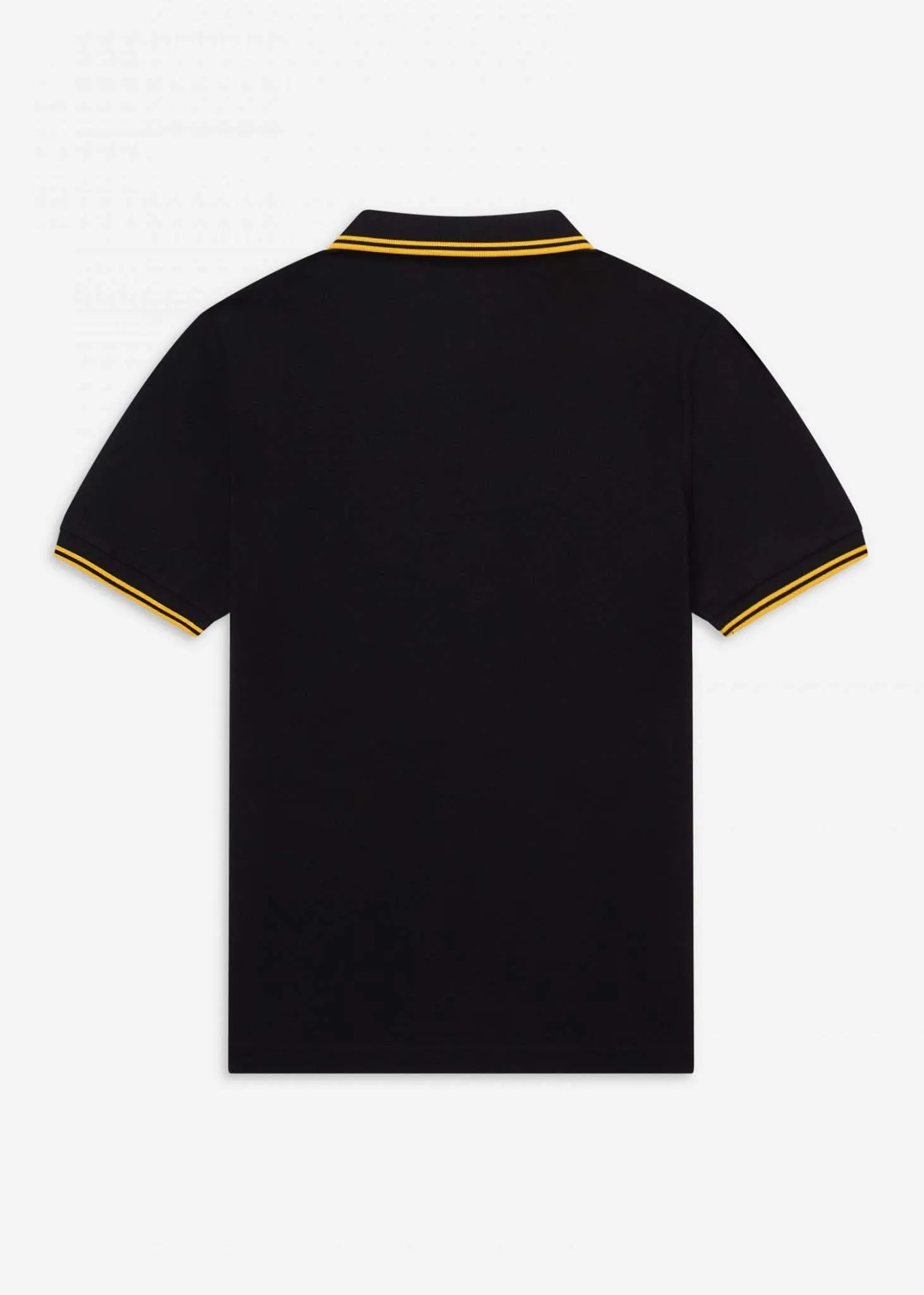 Twin tipped aw polo - black / new yellow