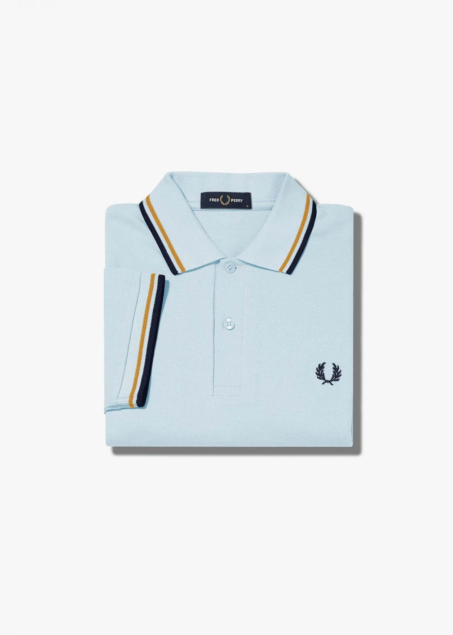 Twin tipped aw polo - chalk gold