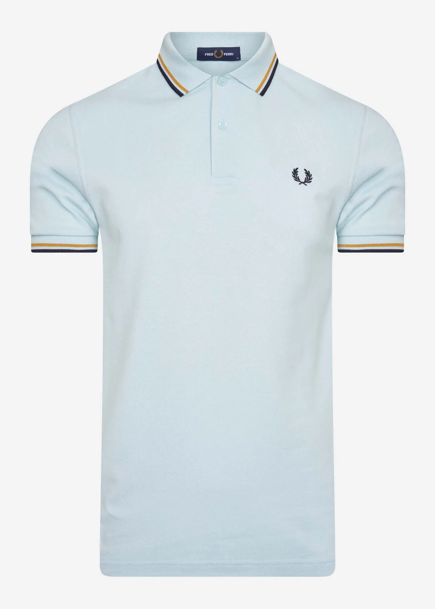 Twin tipped aw polo - chalk gold