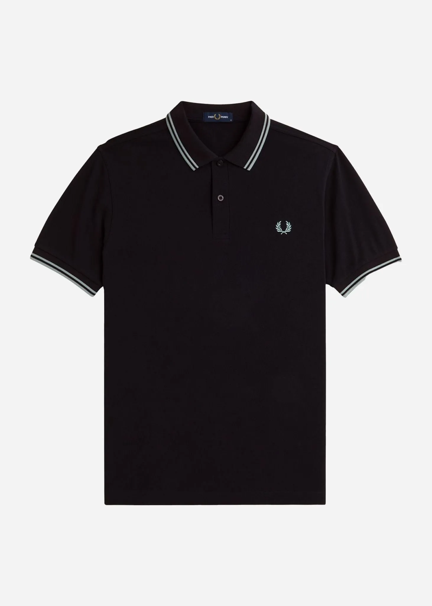 Twin tipped fred perry shirt - navy-silver blue silver blue