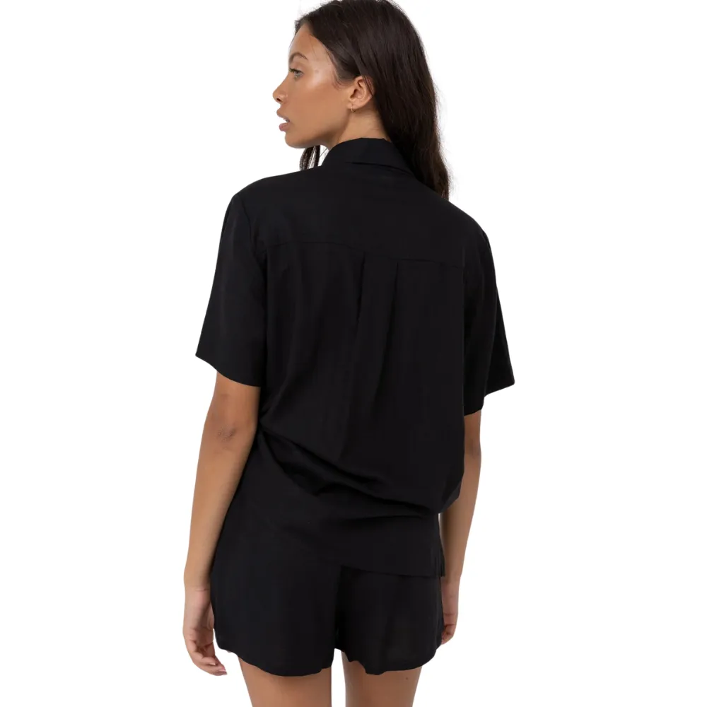 Womens Classic Lounge Shirt Black